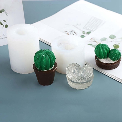 Силиконовые формы для демонстрации кактусов своими руками, формы для литья смолы, для уф-смолы, изготовление ювелирных изделий из эпоксидной смолы