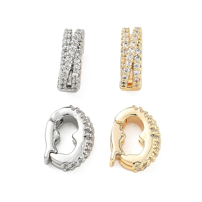 Латунные микро проложить кубического циркония кулон поручительств