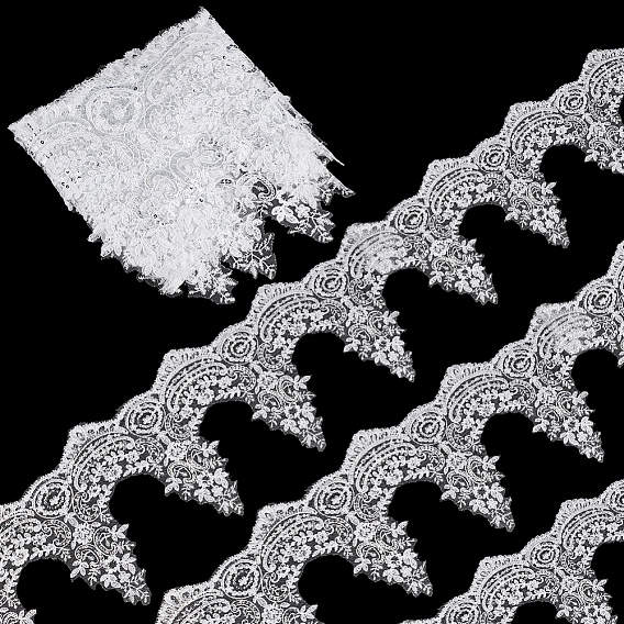 5 ярдов полиэстера в этническом стиле с пластиковой лентой, для пошива одежды