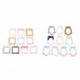 Мини-фоторамки из светящейся смолы, показывать картинки, для настольной фоторамки