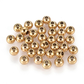 Ion Plating(IP) 202 Stainless Steel Rondelle Spacer Beads