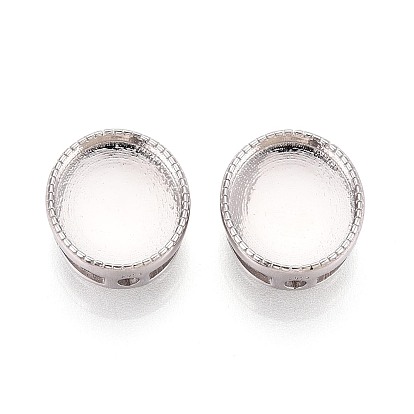 925 многорядные звенья из стерлингового серебра с кабошонами, овальные, родий, с печатью 925