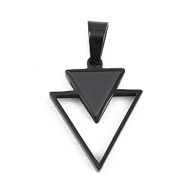 304 подвески из нержавеющей стали, подвески в виде перевернутых двойных треугольников, ионное покрытие (ip), долговечный