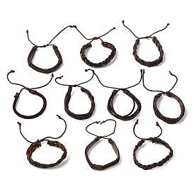 Браслеты из искусственной кожи для мужчин и женщин