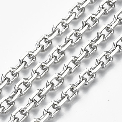 Unwelded Iron Cable Chains, Diamond Cut Chains, with Spool