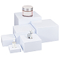 6Pcs 6 Sizes Plastic Buffet Food Cube Display Nesting Riser Stands, for Jewelry Fruit