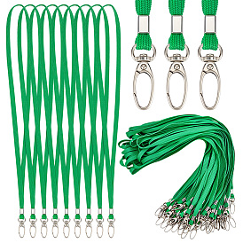 110шт. хлопковые ремешки для именных карточек, с железными застежками