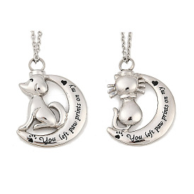 304 ожерелья из нержавеющей стали с черной эмалью в виде урны для праха домашних животных, цвет нержавеющей стали