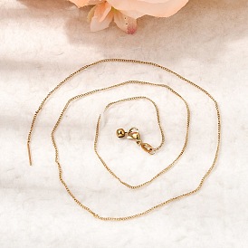 1.5 мм, унисекс 304 цепочки из нержавеющей стали, регулируемые ожерелья-слайдеры