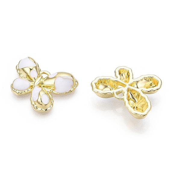 Подвески из эмали и сплава, без свинца и без кадмия, золотой свет, очарование бабочки