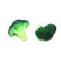 Creative Mini Resin Imitation Food Broccoli, for Dollhouse Accessories Pretending Prop Decorations