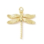 Латунные подвески, стрекоза, без свинца и без кадмия, долговечный, стойки покрытие, с целью перехода в кольце