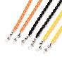 Eyeglasses Chains, Neck Strap for Eyeglasses, with Opaque Acrylic Cable Chains, 304 Stainless Steel Lobster Claw Clasps and Rubber Loop Ends, Stainless Steel Color