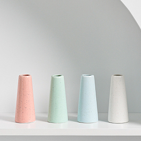 Mini Ceramic Floral Vases for Home Decor, Small Flower Bud Vases for Centerpiece