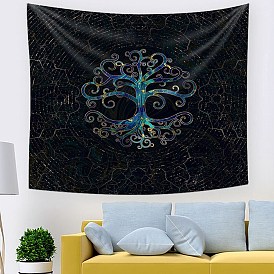 Polyester Wall Hanging Tapestry, for Bedroom Living Room Decoration, Rectangle/Square
