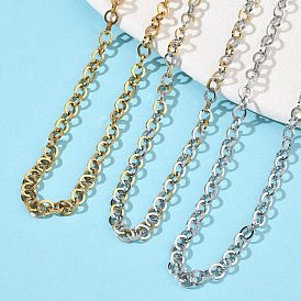 304 из нержавеющей стали цепи Роло ожерелья, ионное покрытие (ip)