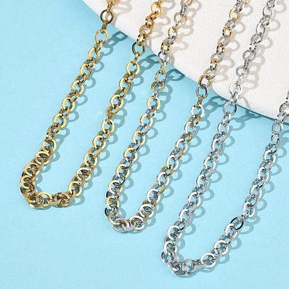 304 из нержавеющей стали цепи Роло ожерелья, ионное покрытие (ip)