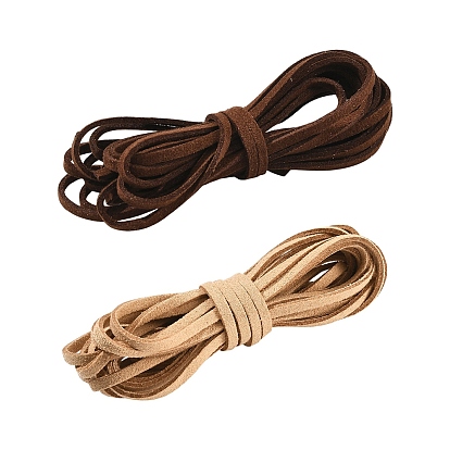 6m 2 цвета шнур из экологически чистой искусственной замши, замша шнурок из искусственной замши для изготовления ювелирных изделий