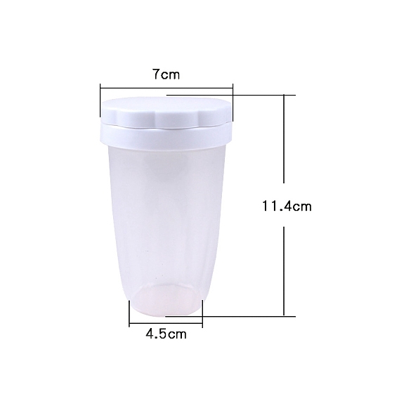 Пластиковые шейкеры для разрыхлителя, бутылка для муки с крышкой, сахарница