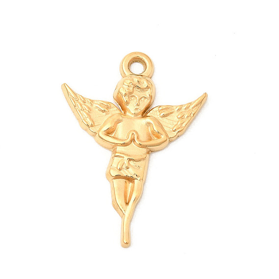 304 подвески из нержавеющей стали, ангельское очарование, ионное покрытие (ip), ручная полировка