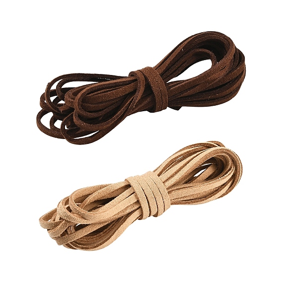 6m 2 цвета шнур из экологически чистой искусственной замши, замша шнурок из искусственной замши для изготовления ювелирных изделий