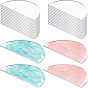 24Pcs Acrylic Wedding Place Card, for Wedding, Parties, DIY Blank Semicircle Acrylic Table Numbers Wish Sign