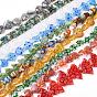 Handmade Millefiori Glass Beads Strands, Mixed Shapes