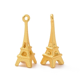 Rack Plating Alloy Pendants, Eiffel Tower Charms