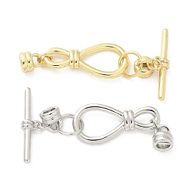 Brass Toggle Clasps, Knot