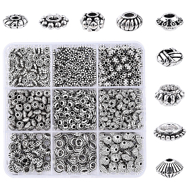 Тибетском стиле сплав Шарики прокладки, разнообразные