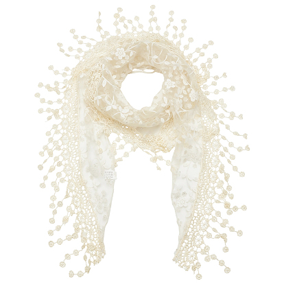 Bandeaux en tissu polyester pour femmes, accessoires pour cheveux à bordure en dentelle triangulaire