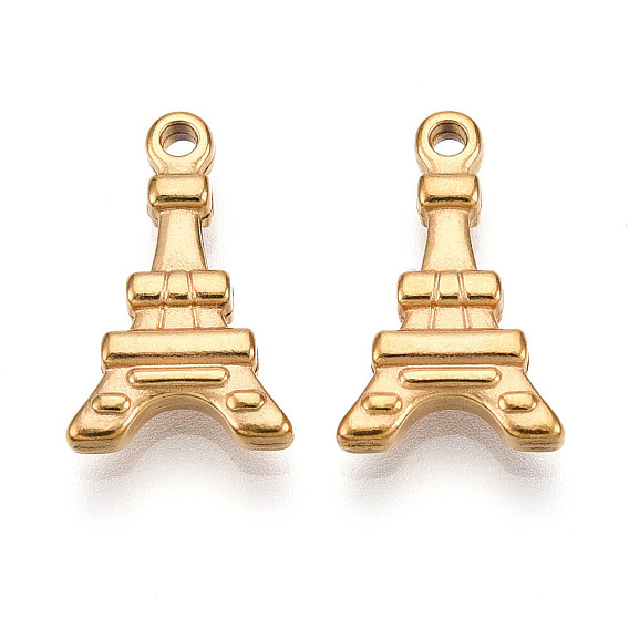 304 подвески из нержавеющей стали, ионное покрытие (ip), эйфелева башня подвески