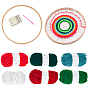 1 Set DIY Tapestry Knitting Kits, including Wool Yarn, Knitting Loom, Comb, Needle