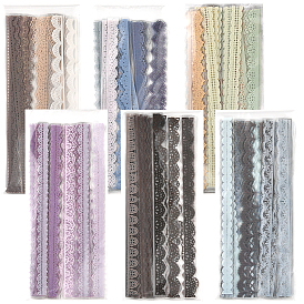 6Tasche 6 Stile Haustier Spitzenmuster dekorative Aufkleber für DIY Scrapbooking