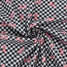 Хлопковая фабрика, аксессуары, клетчатый узор и бант