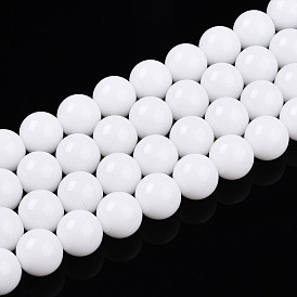 Запекание окрашенных непрозрачных стеклянных бусин, круглые