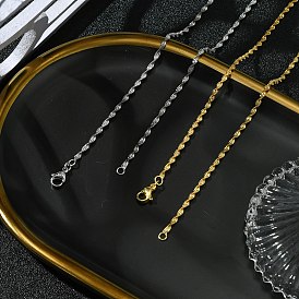 2мм стойка покрытие латунь сингапур цепи ожерелья для женщин мужчин, без кадмия и без свинца, 901 застежка из нержавеющей стали, долговечный