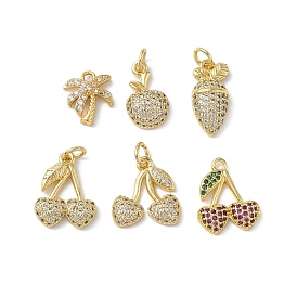 Латунные микро проложить кубического циркония подвески, золотые, с целью перехода в кольце