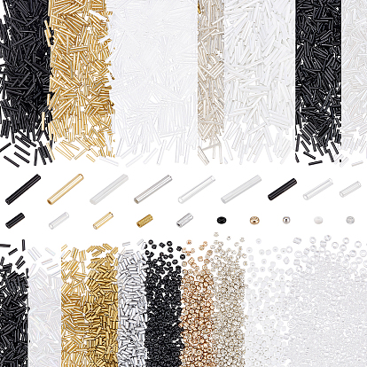 19 наборы стили бисер и стеклярус, маленькие бусины для изготовления ювелирных изделий