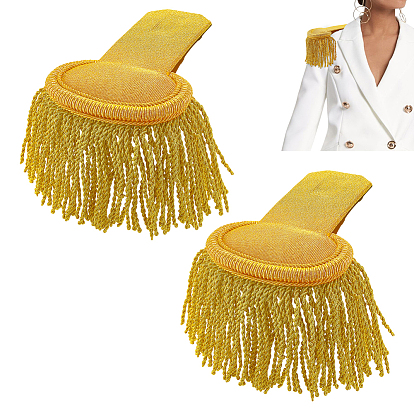 Ткань с железными эполетами аксессуары костюма, кисточка