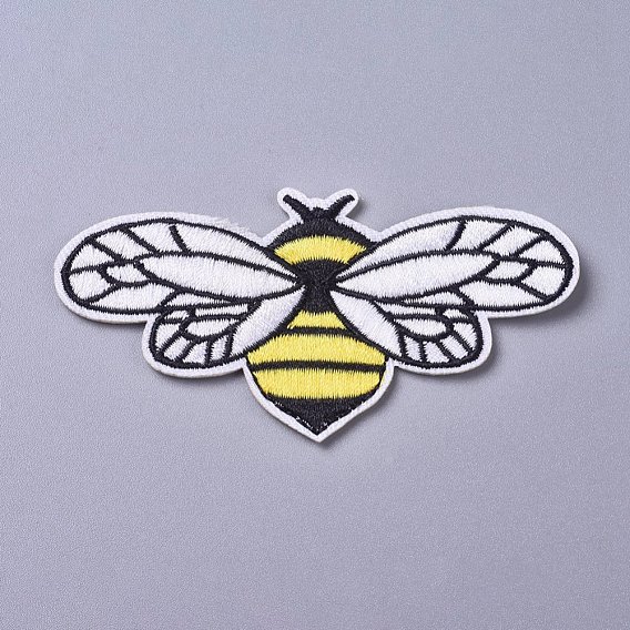 Computerized Embroidery Cloth Iron on/Sew on Patches, Costume Accessories, Appliques, Bees