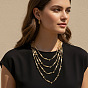 Ocean Alloy Fish Link Chain Multi Layered Necklaces for Women