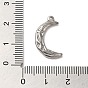 304 Stainless Steel Pendants, Moon Charms