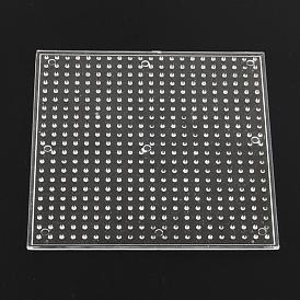 Tableros de plástico cuadrado abc utilizados para perlas de fusibles diy 5x5 mm, 110x110x5 mm