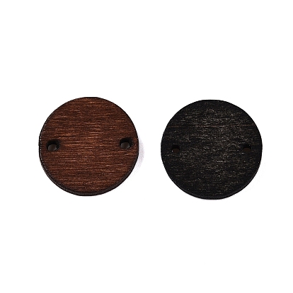 Соединительные элементы из древесины тополя, окрашенные, плоско-круглые