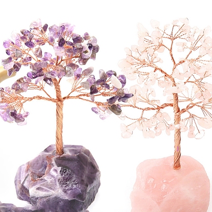 Украшения для скульптуры деревьев из натуральных драгоценных камней, для домашнего офисного стола