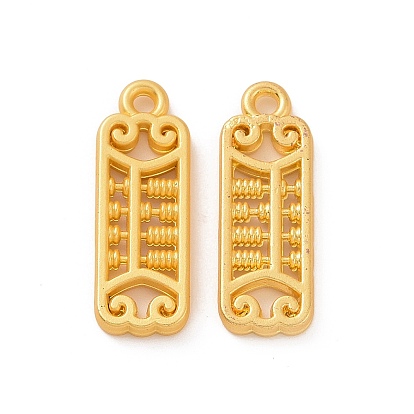 Crémaillère pendentifs en alliage placage, charmes de boulier