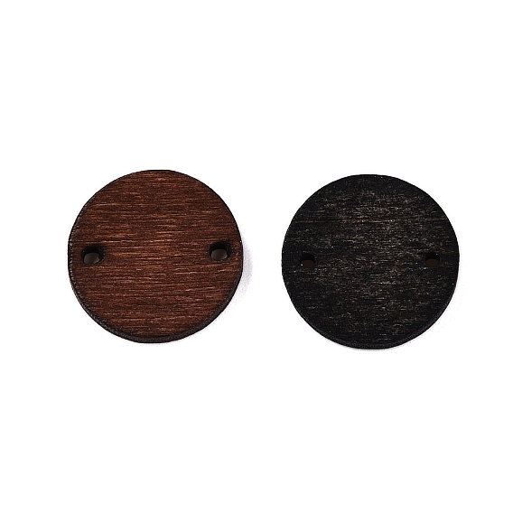 Соединительные элементы из древесины тополя, окрашенные, плоско-круглые