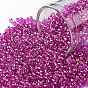 TOHO Round Seed Beads, Japanese Seed Beads, Transparent Silver Lined