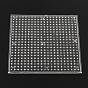 Square ABC Plastic Pegboards used for 5x5mm DIY Fuse Beads, 110x110x5mm